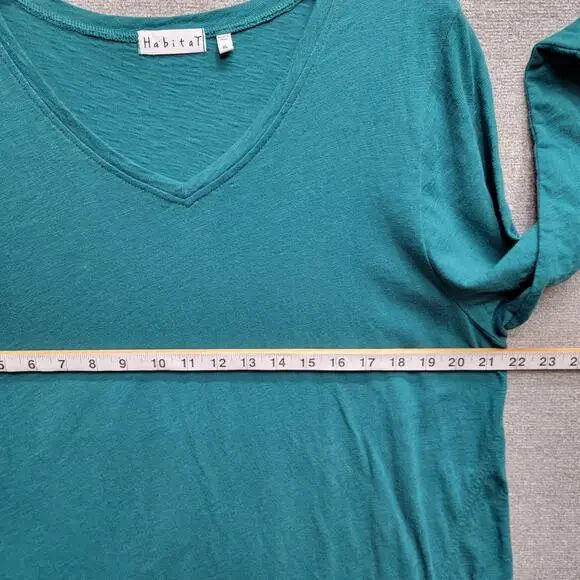 HABITAT TEAL LAGENLOOK TUNIC TOP, SIZE XL0 - Picture 6 of 7